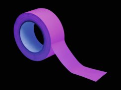 Gaffa páska 50mm x 25m neonově růžová, UV aktivní Gaffa páska 50mm x 25m neonově růžová, UV aktivní
