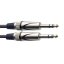 Stagg SAC1PS DL, kabel stereo JACK/stereo JACK, 1m