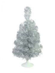 Umělý vánoční stromek stolní jedlička stříbrná, 45 cm - rozbaleno (83500282)