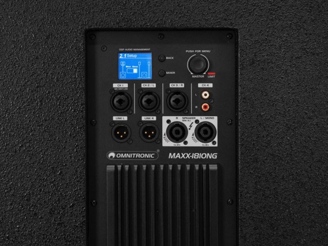 Omnitronic MAXX-1810NG 2.1 aktivní zvukový systém