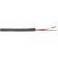 Omnitronic mikrofonní kabel, 2x0,22 mm, stíněný, černý, 100 m cívka