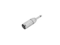 Redukce Neutrik NA2MP, XLR zástrčka - Jack 6,35mm mono