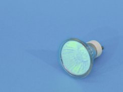 OMNILUX GU-10 230V/50W 1500h 25° modrá
