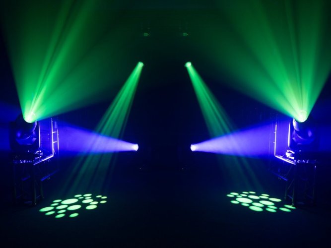 Eurolite TMH-S400, LED CMY s pohyblivou hlavou, paprsek/bod/oplach