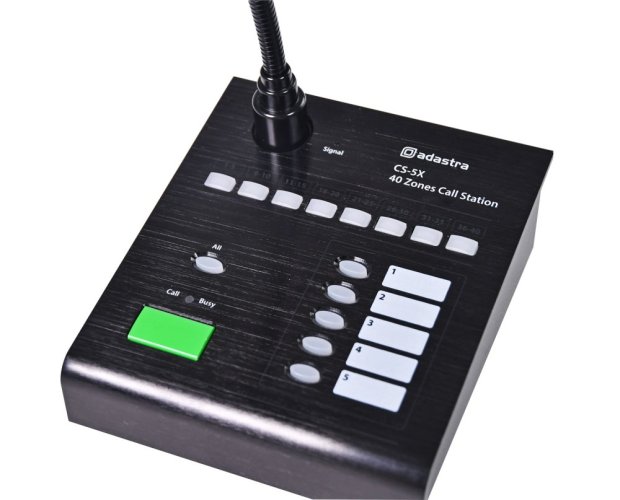 Adastra CS-5X, Call Station pro RX45 Audio Matrix