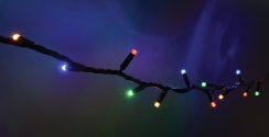 Lyyt 100CON-MC, venkovní LED světelný řetěz, 100x LED multicolour, IP44