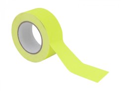 Gaffa páska 50mm x 25m neonově žlutá, UV aktivní Gaffa páska 50mm x 25m neonově žlutá, UV aktivní