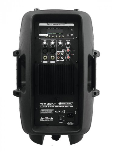 Omnitronic VFM-212AP 2 pásmový reprobox 12", aktivní, MP3, Bluetooth