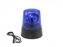 Eurolite LED mini policejní maják, modrý