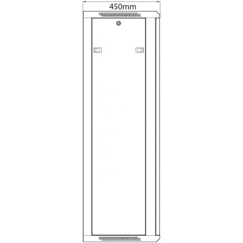 Adastra 28U450, 19" Racková skříň, 28U, hloubka 450 mm