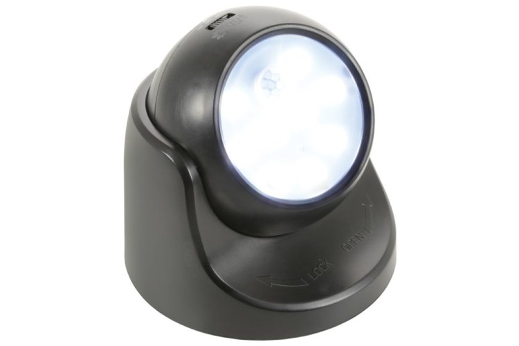 Lyyt  MOTION-SB, bezdrátové LED světlo s pohybovým senzorem, černé