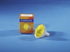 12V/50W MR-16 GX-5.3 Omnilux, SP 12 žlutá