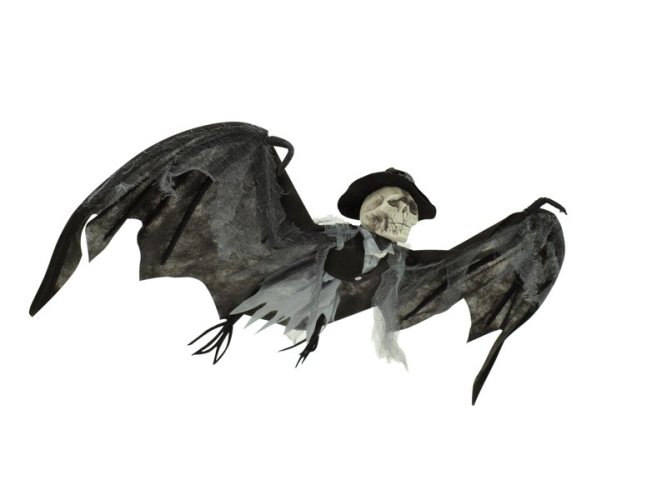 Halloweenský netopýr s buřinkou