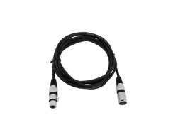 Kabel MC-30 XLR samec - XLR samice, černý, 3m Kabel MC-30 XLR samec - XLR samice, černý, 3m