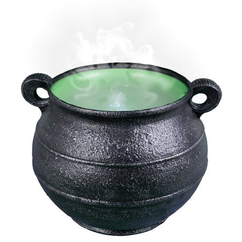 Halloween čarodějnický kotel s mlhou