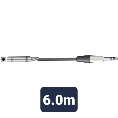 Citronic S6J-EXT600, kabel stereo Jack samec/stereo Jack samice, 6m