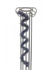 Girlanda z trávy, fialová, 180 cm