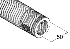 Alutruss Singlelock SP-2000 Quick-lock, rovný díl