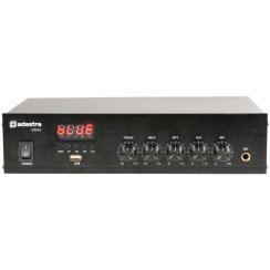 Adastra DM40, digitální 100V mixážní zesilovač, 40W, BT/MP3/FM Adastra DM40, digitální 100V mixážní zesilovač, 40W, BT/MP3/FM