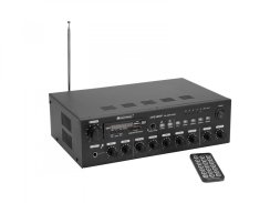 Omnitronic CPZ-120P PA, 100V 4-zónový mixážní zesilovač, 120W, BT/MP3/FM Omnitronic CPZ-120P PA, 100V 4-zónový mixážní zesilovač, 120W, BT/MP3/FM