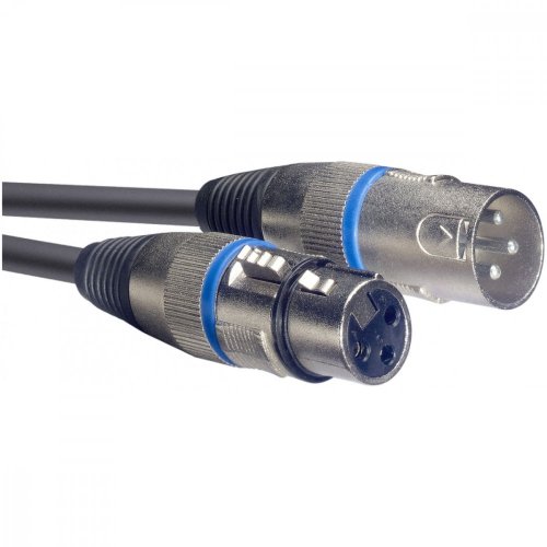 Stagg SMC3 BL, kabel mikrofonní XLR/XLR, 3m