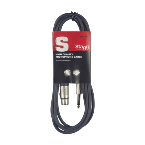 Stagg SMC6XP, kabel mikrofonní XLR/Jack, 6m