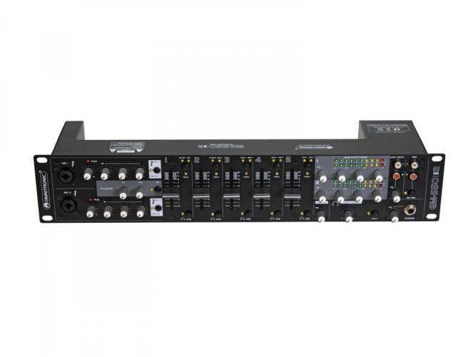 Omnitronic EM-550B MK2, 5-kanálový, 2-zónový mixážní pult