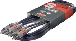 Stagg STC060C, kabel 2x RCA/2X RCA, 60cm