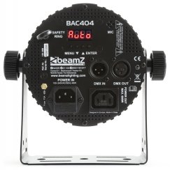 BeamZ LED FlatPAR reflektor 4x18W HCL, IR, DMX, černý