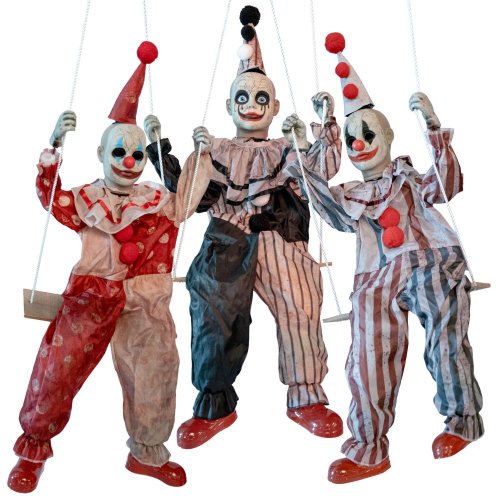 Halloween kolotoč se třemi klauny, 220 cm