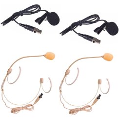 Citronic TU4-C, 4-kanálový mikrofonní set, 823-832 / 863-865 MHz