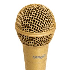 Stagg SDM50 GD, dynamický mikrofon, speciální zlatá edice Stagg SDM50 GD, dynamický mikrofon, speciální zlatá edice