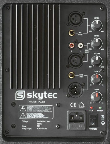 Skytec JPA-12, aktivní 12" reprobox 150W