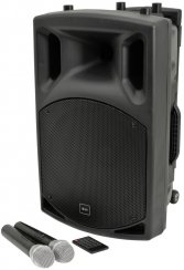 QTX QX12PA-PLUS, mobilní 12" zvukový systém MP3/SD/USB/BT/FM/2x UHF