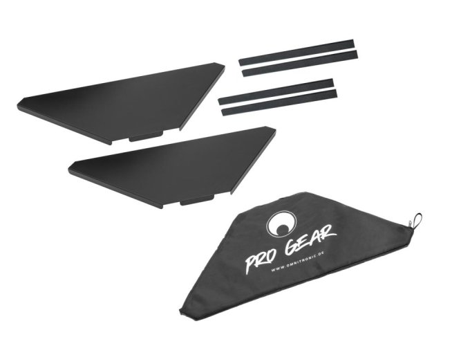 Omnitronic rohové desky pro mobilní DJ pult, včetně tašky