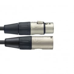 Stagg NMC1R, kabel XLR/XLR, 1m