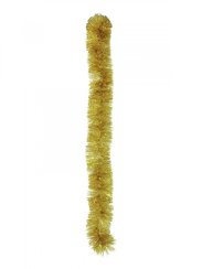 Řetěz vánoční, zlatá metalíza, 7,5 x 200 cm