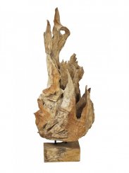 Dekorativní socha z přírodního dřeva, 160 cm