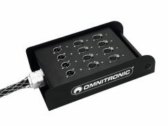 Omnitronic multicore kabel se stageboxem 8IN/4OUT XLR, 30 m