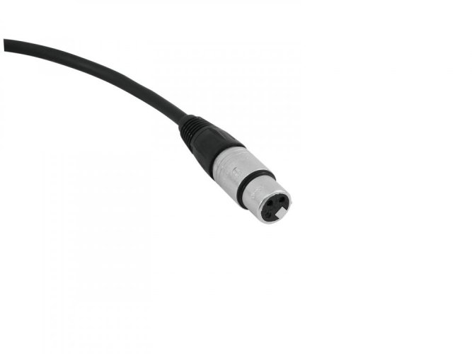 Sommer CABLE XLR cable 3pin 0.5m bk Neutrik