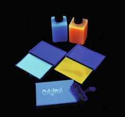 UV razítkovací barva 50 ml, modrá