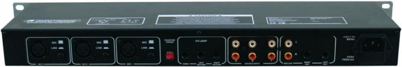 Omnitronic EM-260, 3/3-kanálový mixážní pult