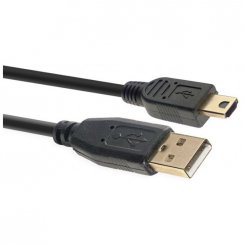 Stagg NCC5UAUNA, USB kabel N-série, A-samce/Mini A-samec 5m