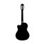 Stagg SCL60 TCE-BLK, elektroakustická klasická kytara 4/4, černá - poškozeno (25025571)