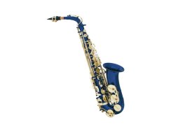 Dimavery SP-30 Es alt saxofon, modrý - poškozeno (26502370)