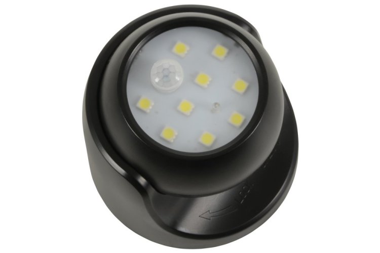 Lyyt  MOTION-SB, bezdrátové LED světlo s pohybovým senzorem, černé