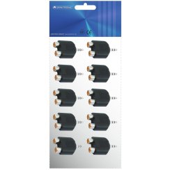 Omnitronic redukce 2x Cinch zásuvka - Jack 3,5mm zástrčka