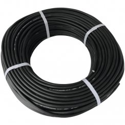 Kabel reproduktorový, 2x 4qmm, černý, cena / m