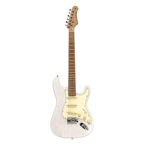 Stagg SES-55 WHB, elektrická kytara, transparentní bílá Blonde