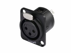 Hicon XLR mounting plug 3pin HI-X3DF-M
